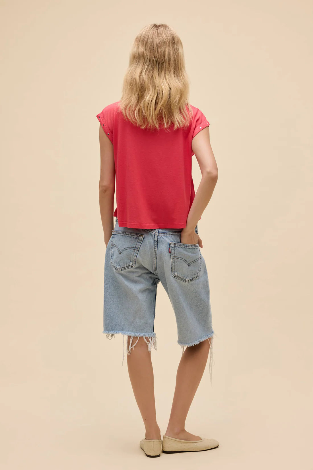 LEO BOUTIQUE Rodeo! Swing Muscle Tank | Deep Sea Coral DAYDREAMER