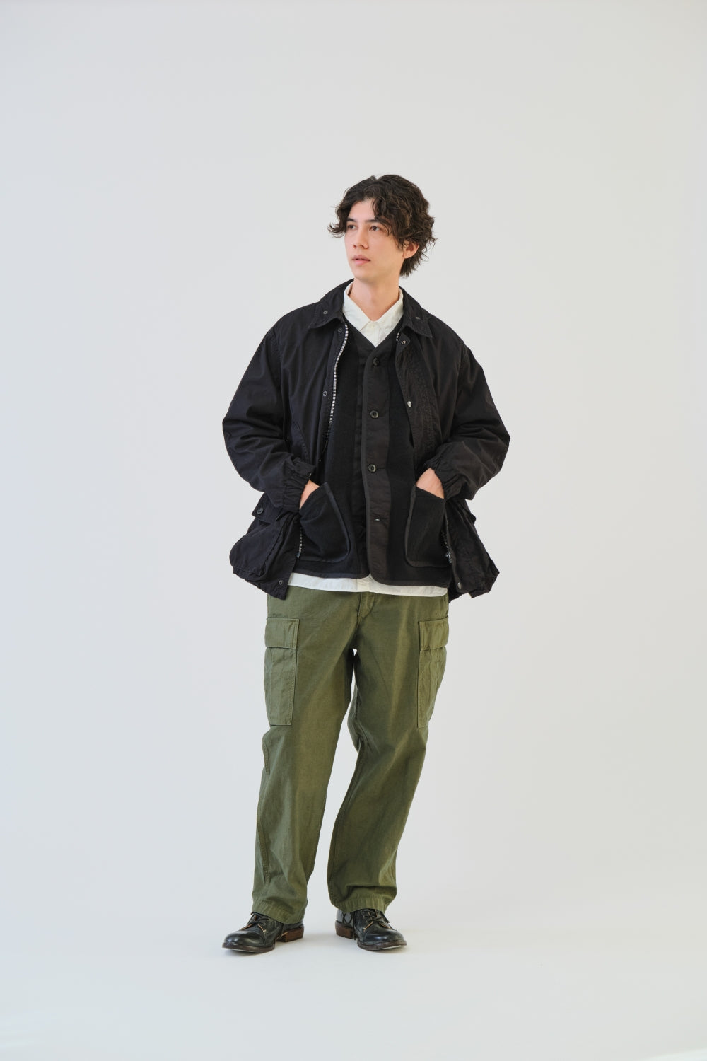 CO/NY Oxford Three-Way Work Jacket | Black