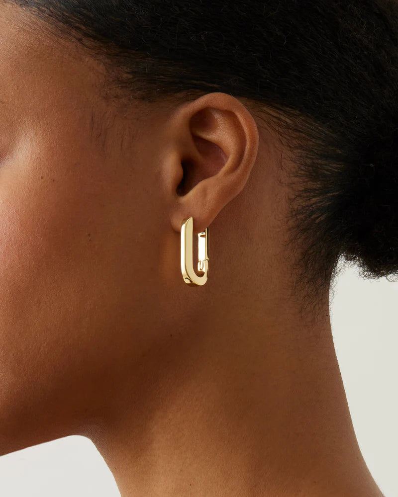 JENNY BIRD U-Link Earrings Gold LEO BOUTIQUE