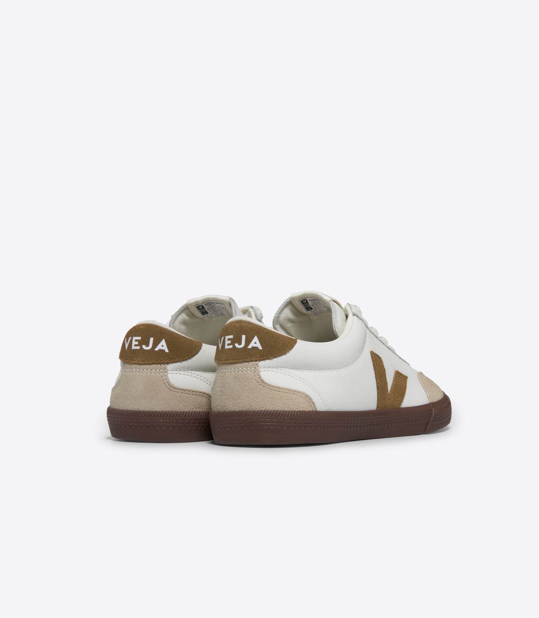 LEO BOUTIQUE Volley O.T. Leather White Tent Bark VEJA