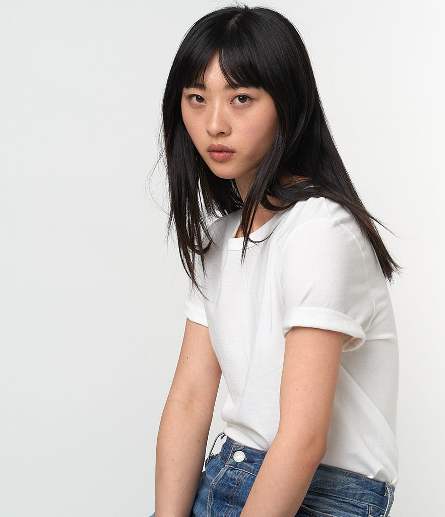 Merz B. Schwanen 1950s Loopwheeled T-shirt | White LEO BOUTIQUE