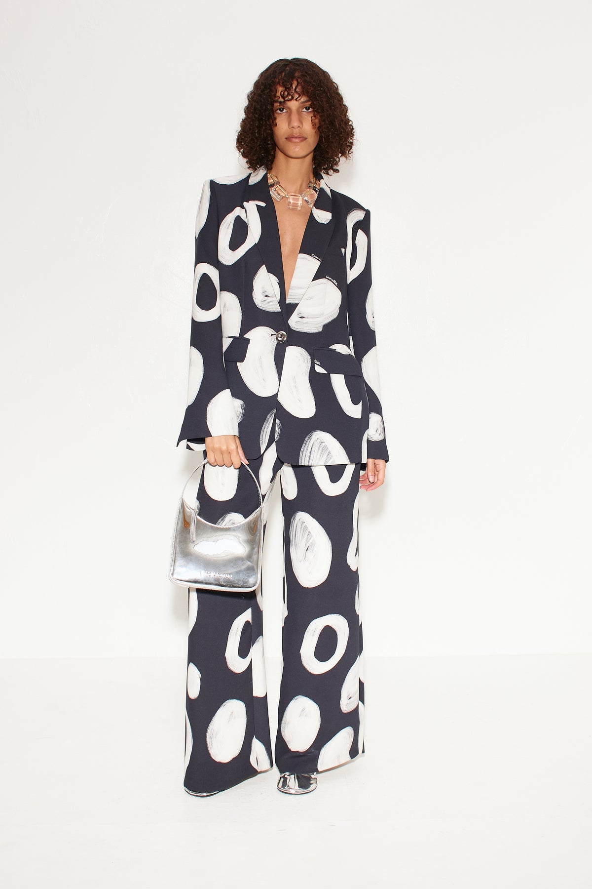 LEO BOUTIQUE Bloo Printed Crepe Pant Painted Dot SIMON MILLER