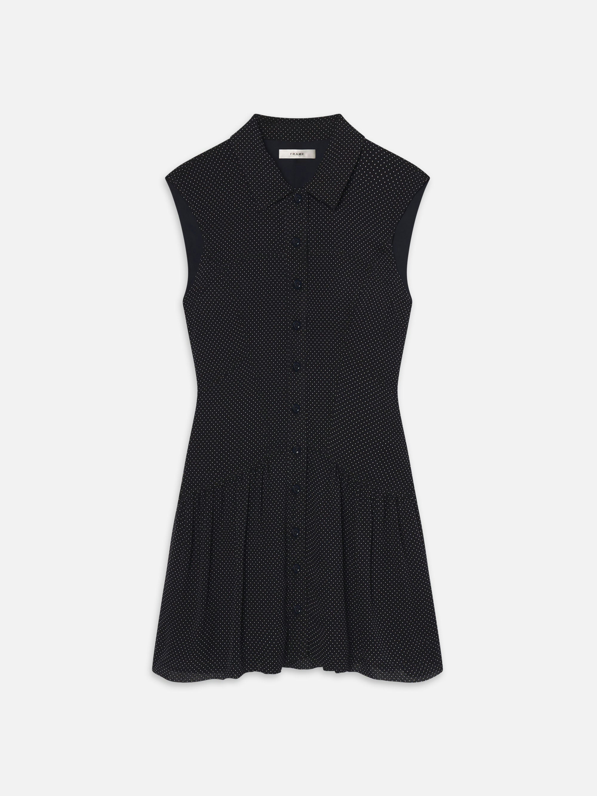 LEO BOUTIQUE The Silky Day Dress | Navy Multi FRAME DENIM