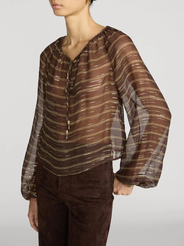 LEO BOUTIQUE The Balloon Blouse | Oakwood Multi FRAME DENIM