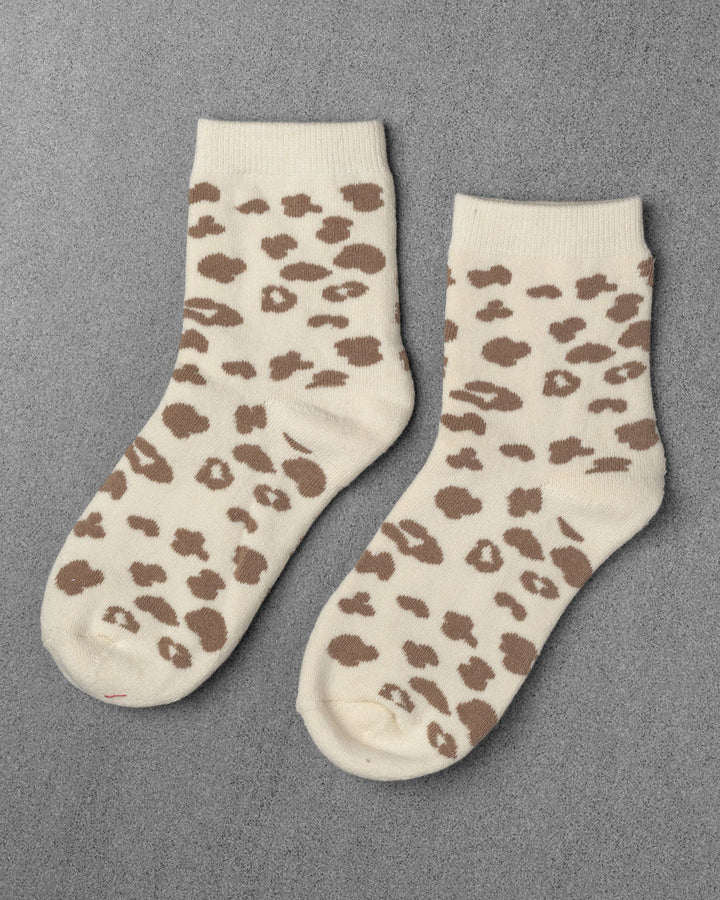 UNIFIED Leopard Sock | White LEO BOUTIQUE