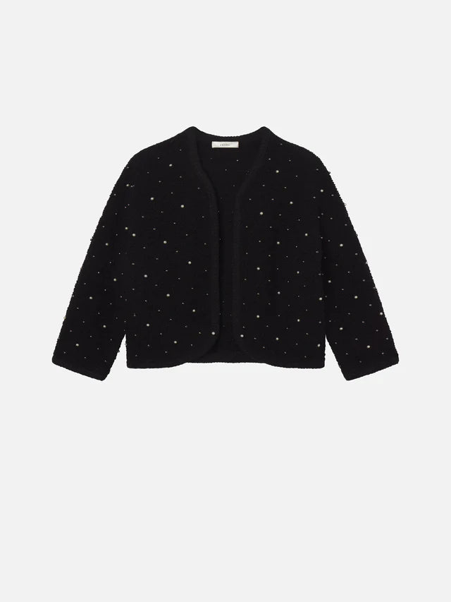 FRAME DENIM The Embellished Jacket | Black LEO BOUTIQUE