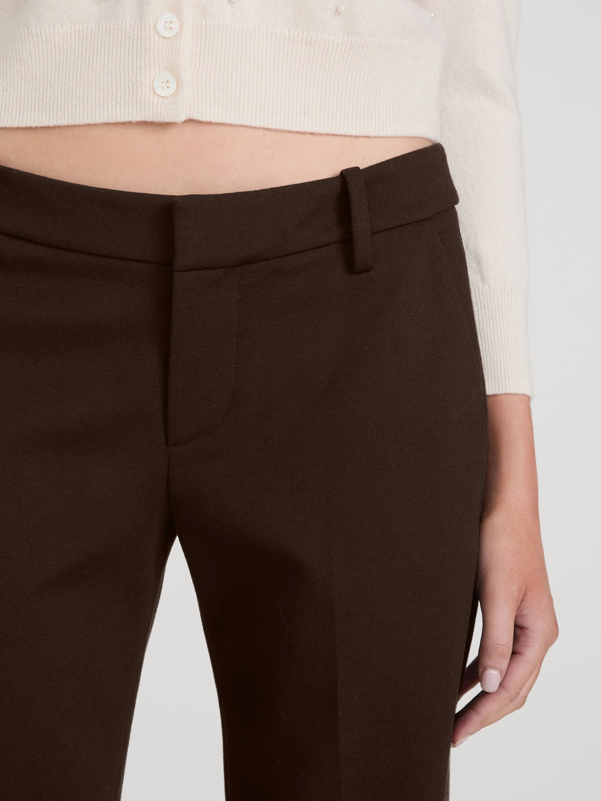 LEO BOUTIQUE The Low Trouser | Americano FRAME DENIM