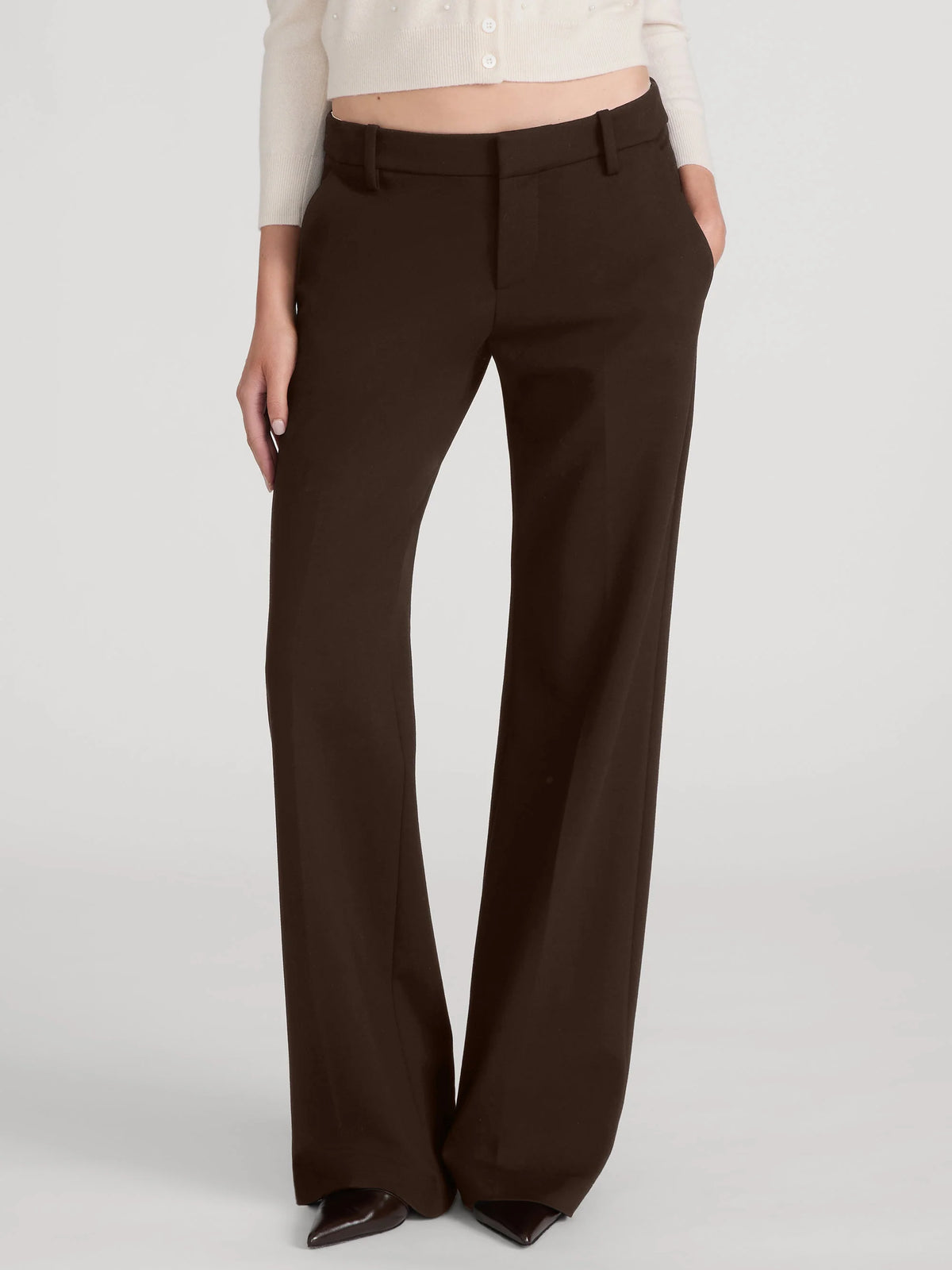 LEO BOUTIQUE The Low Trouser | Americano FRAME DENIM