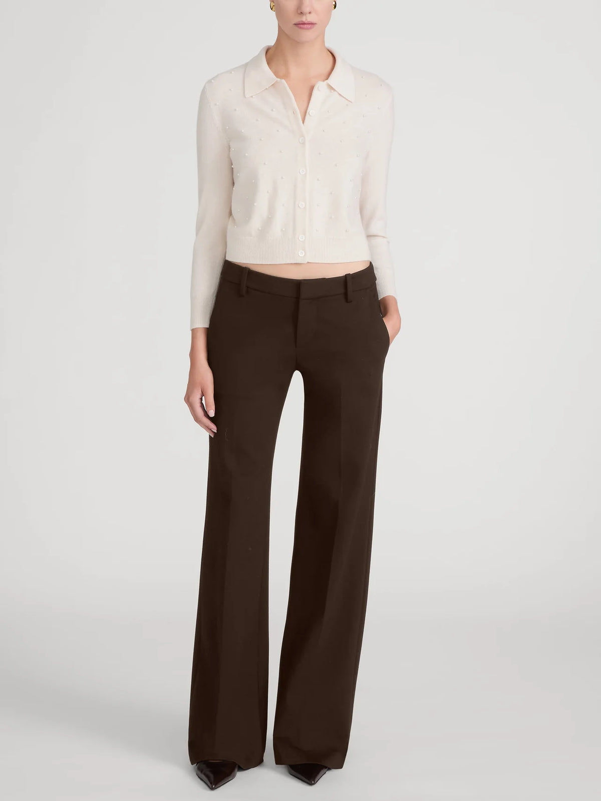 LEO BOUTIQUE The Low Trouser | Americano FRAME DENIM
