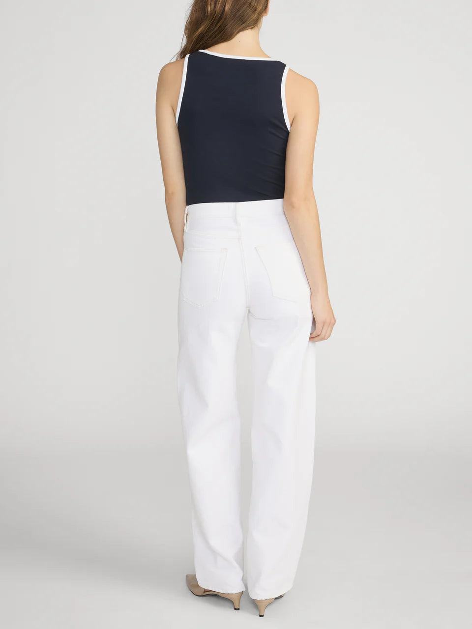 LEO BOUTIQUE The Sporty Tank | Navy FRAME DENIM