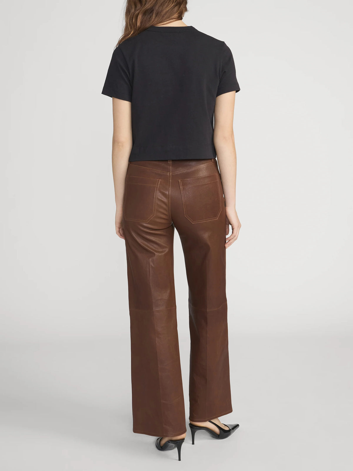LEO BOUTIQUE The Boxy Tee | Black FRAME DENIM