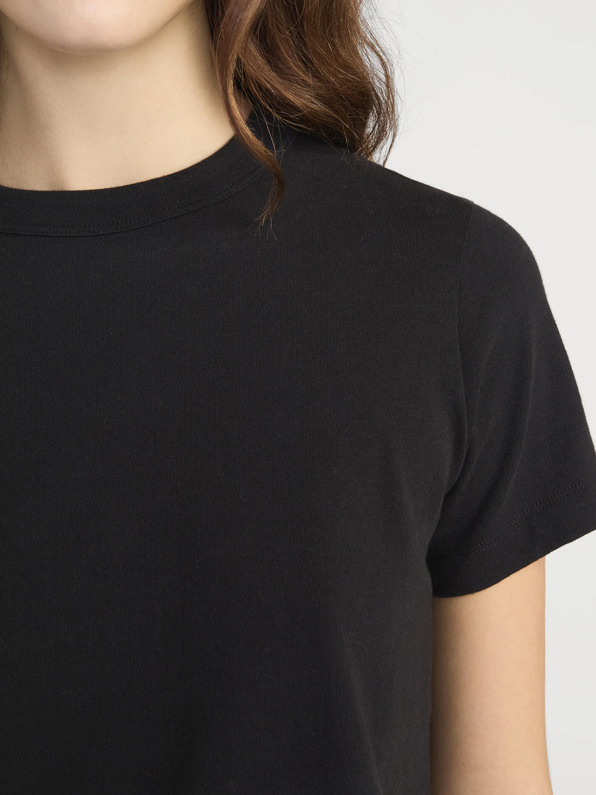 LEO BOUTIQUE The Boxy Tee | Black FRAME DENIM
