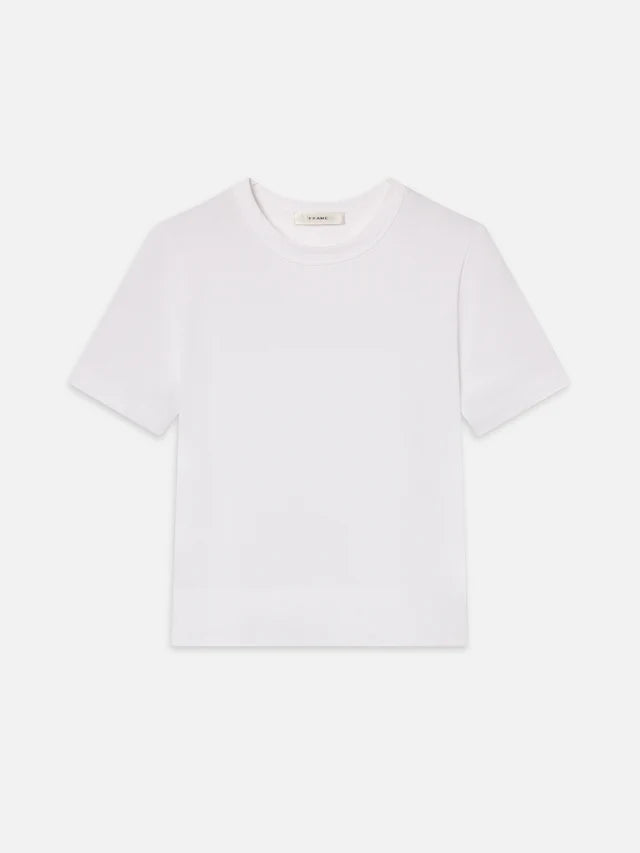 LEO BOUTIQUE The Boxy Tee | White FRAME DENIM 