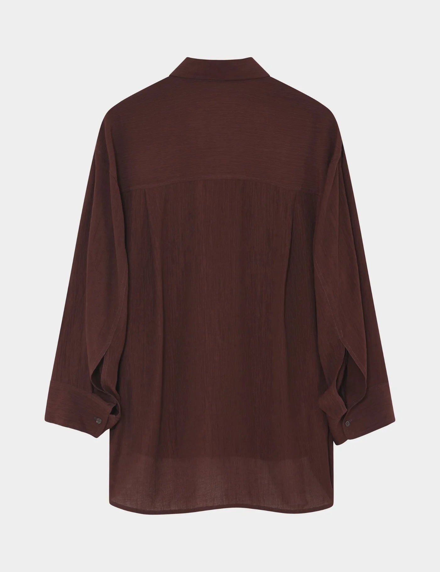 LEO BOUTIQUE Weiss Light Wrinkled Shirt | Chocolate Plum DAY Birger et Mikkelsen