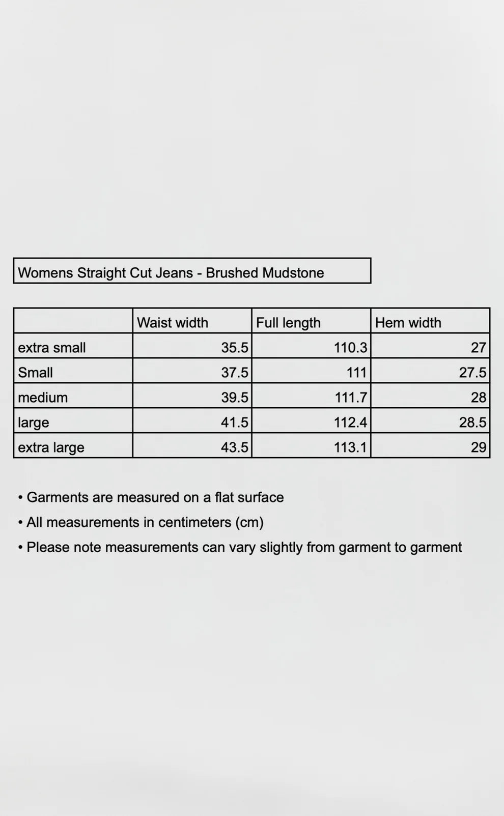 Straight Cut Jeans | Brushed Mudstone