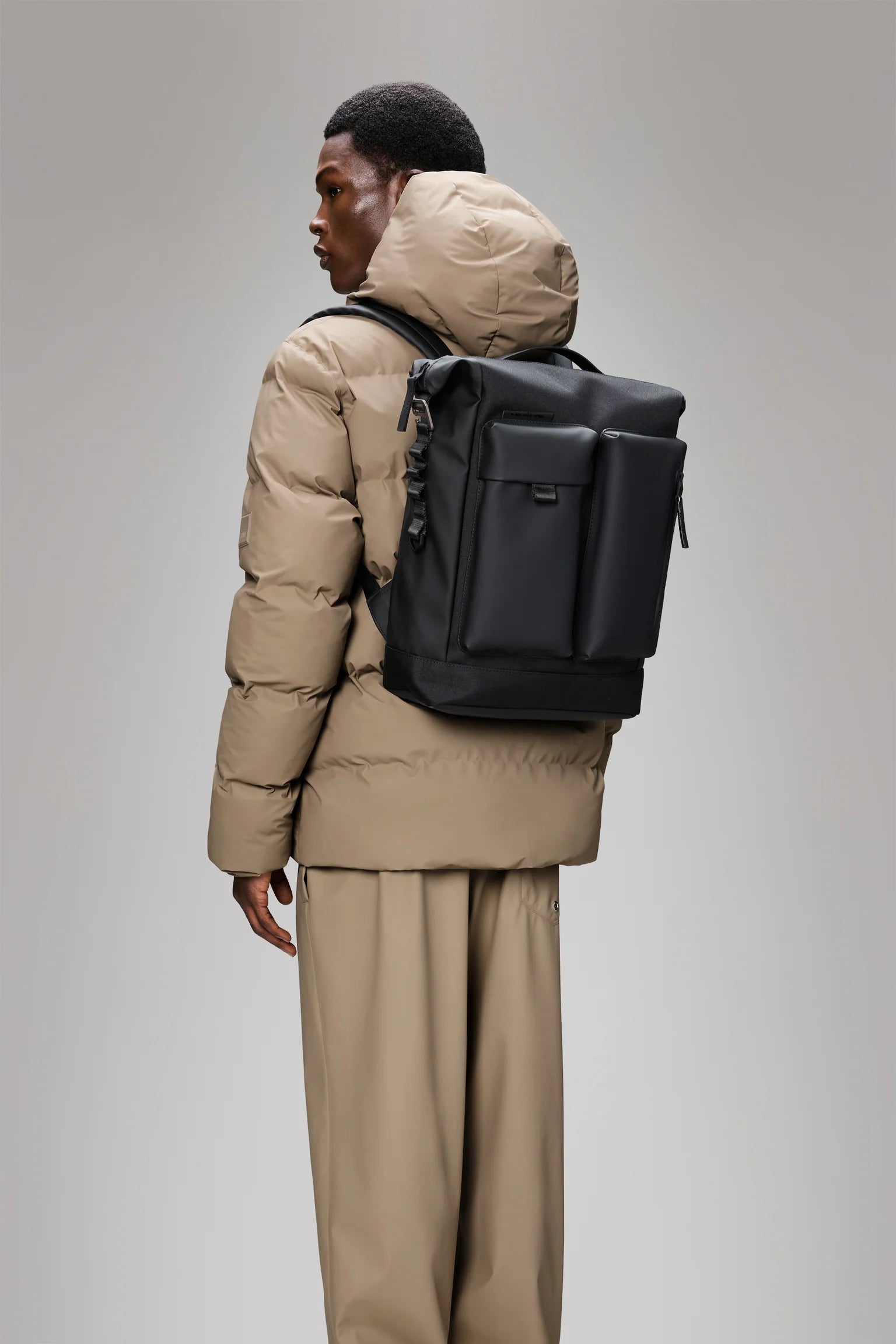 RAINS Otaru Backpack | Black LEO BOUTIQUE