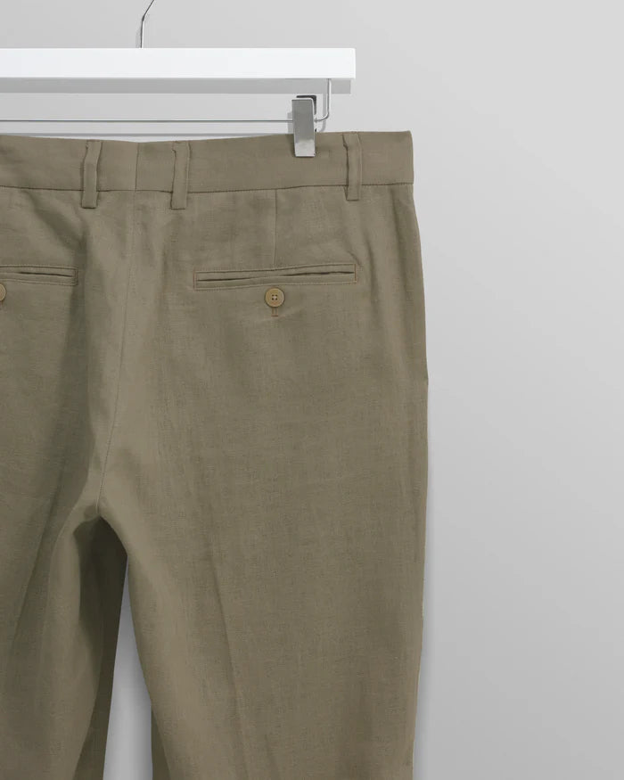 Alp Smart Trouser | Linen/Khaki