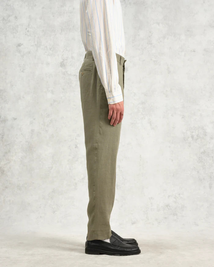 Alp Smart Trouser | Linen/Khaki