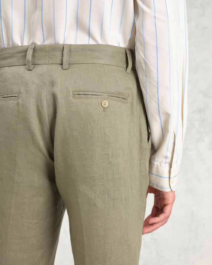 Alp Smart Trouser | Linen/Khaki