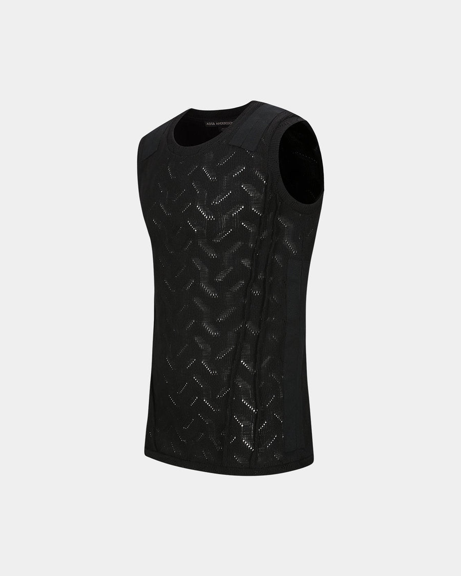 Waden Military Sleeveless Shirt | Black
