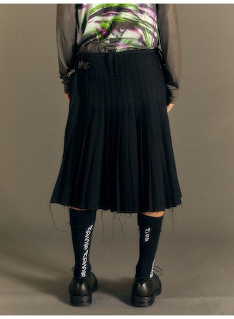 Black 2024 wool kilt