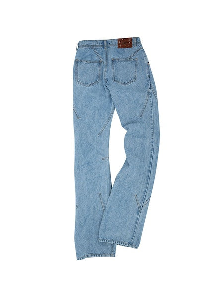 Andersson Bell TRIPOT COATED FLARE JEANS BlueLeo Boutique