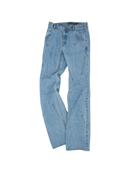 Andersson Bell TRIPOT COATED FLARE JEANS BlueLeo Boutique