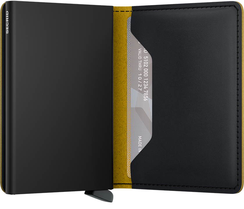 Slim Wallet | Matte Black Ochre