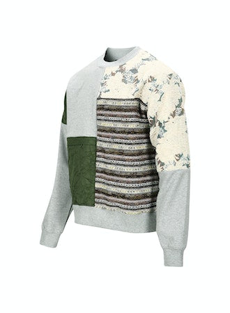 Andersson Bell Seoul23 Contrast Sweatshirt Grey Leo Boutique