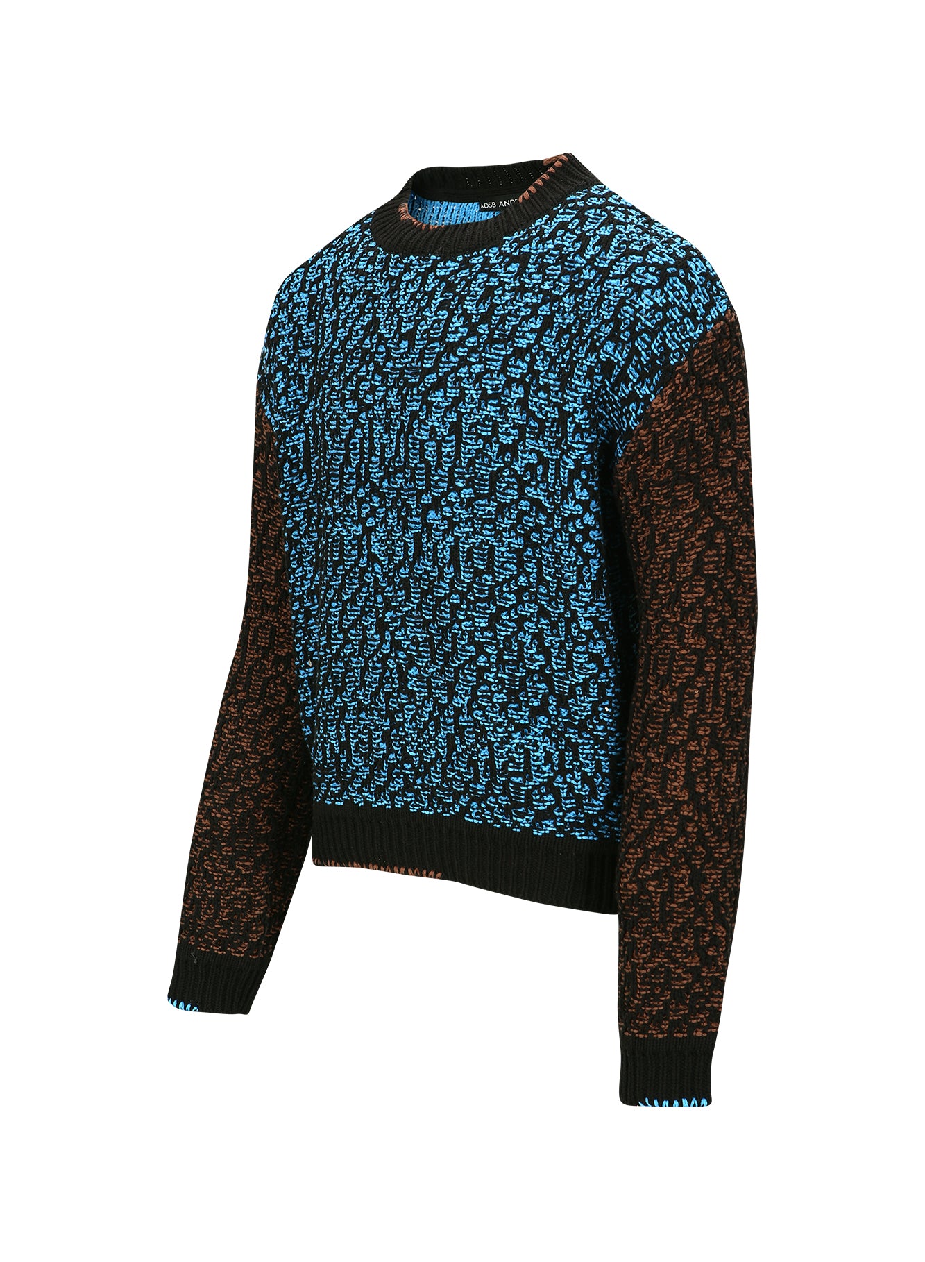 Andersson Bell Net Crewneck Sweater Multi Black Leo Boutique