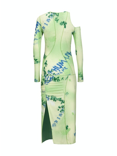 ANDERSSON BELL Lettuce printed jersey dress LEO BOUTIQUE