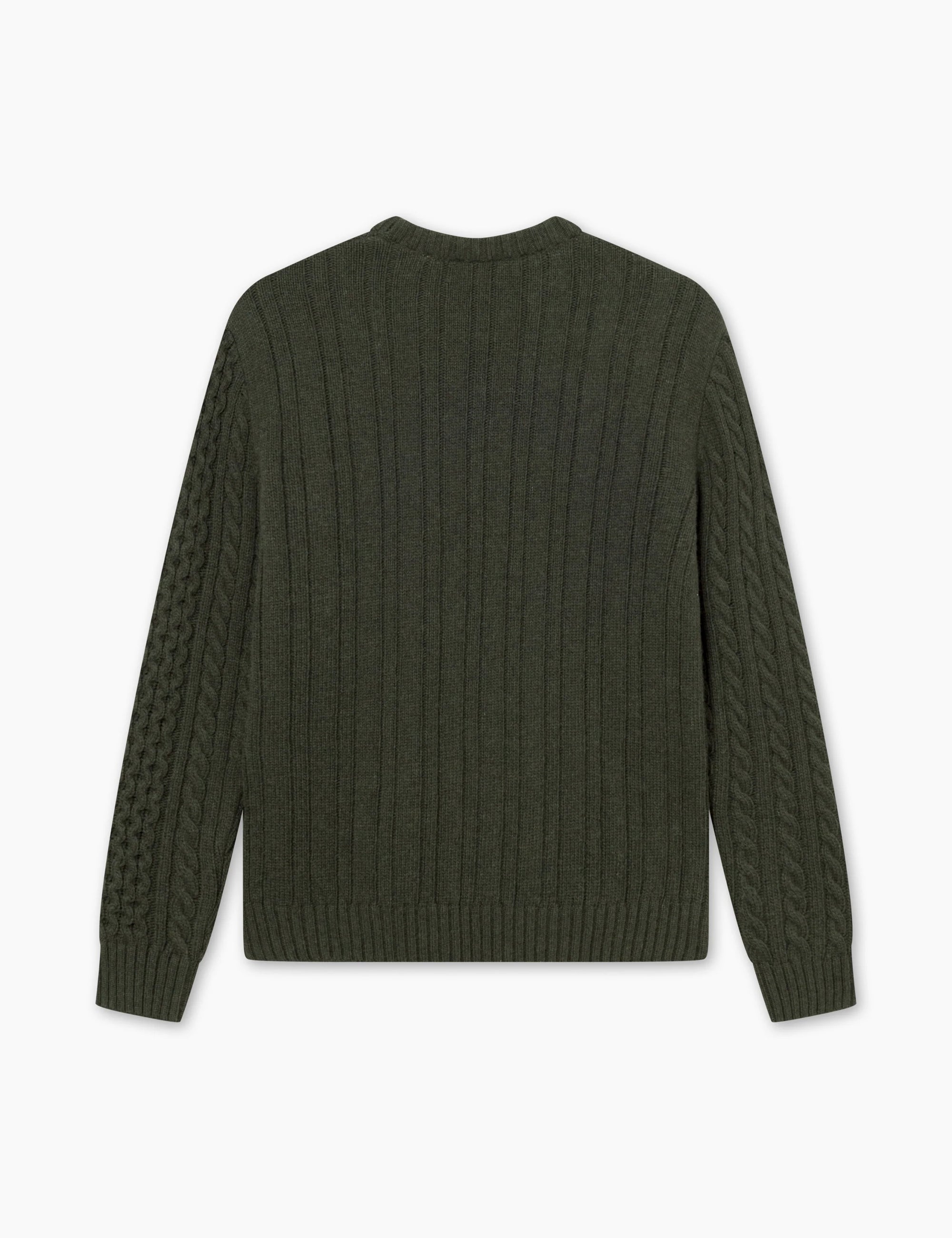 FORET Hybrid Cable Knit | Dark Moss LEO BOUTIQUE