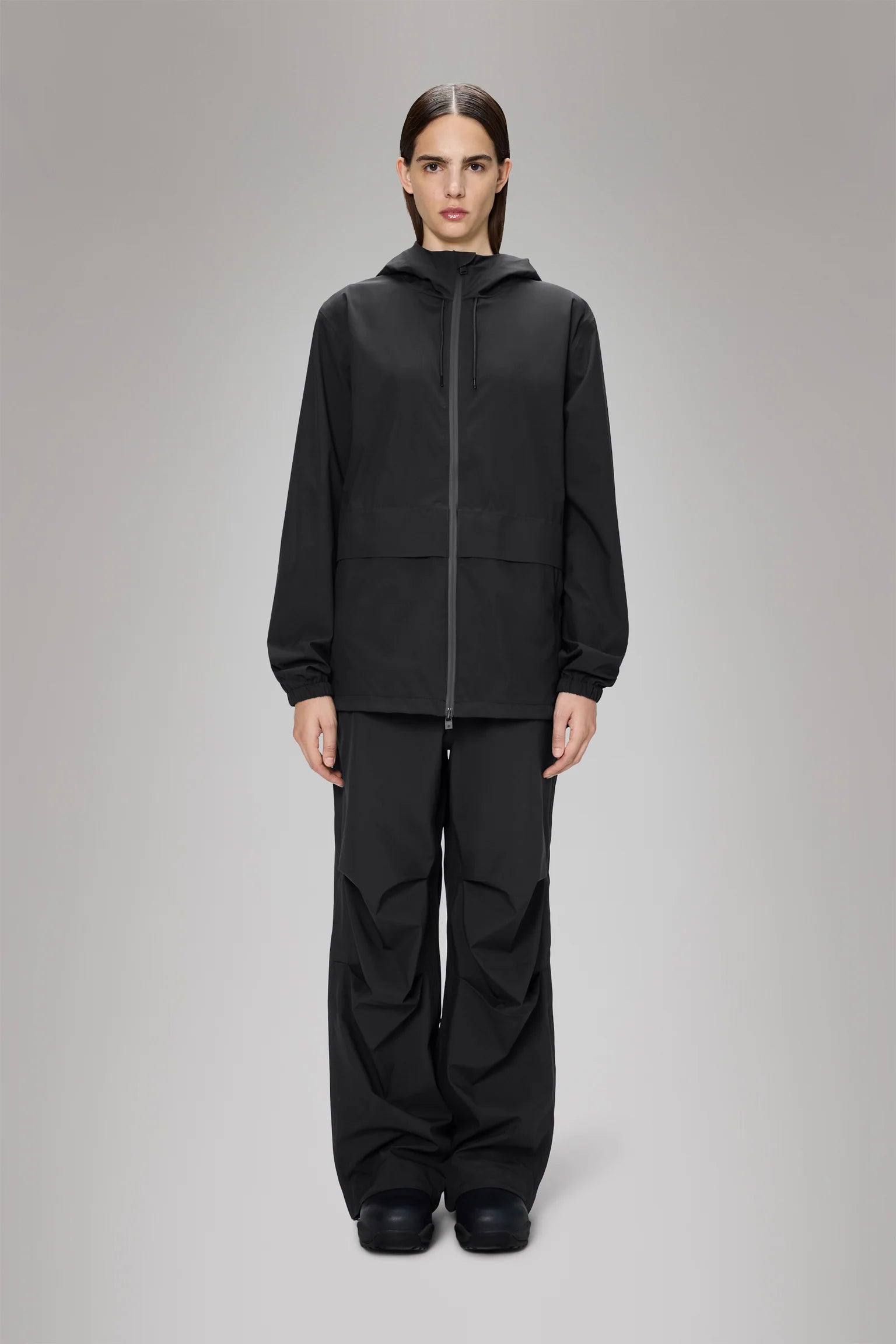 RAINS Suva Hardshell Pocket Jacket | Black LEO BOUTIQUE