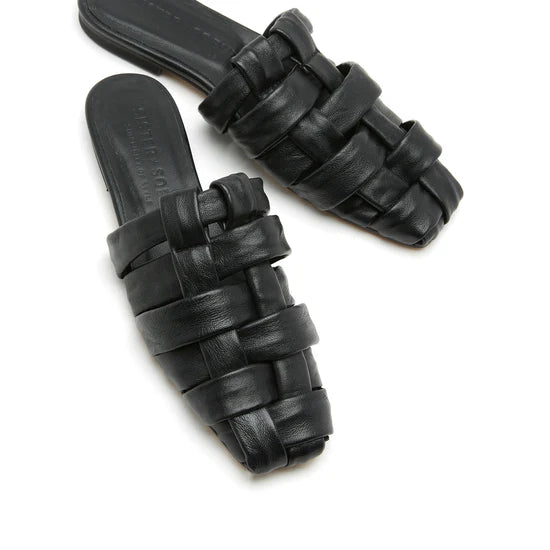 LEO BOUTIQUE Carmen Woven Sandal | Black SISTER X SOEUR