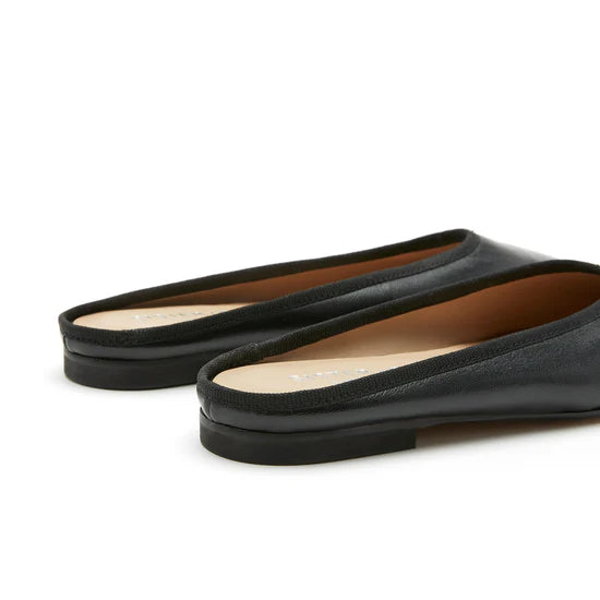 LEO BOUTIQUE Collins Ballet Flat Slide | Black SISTER X SOEUR