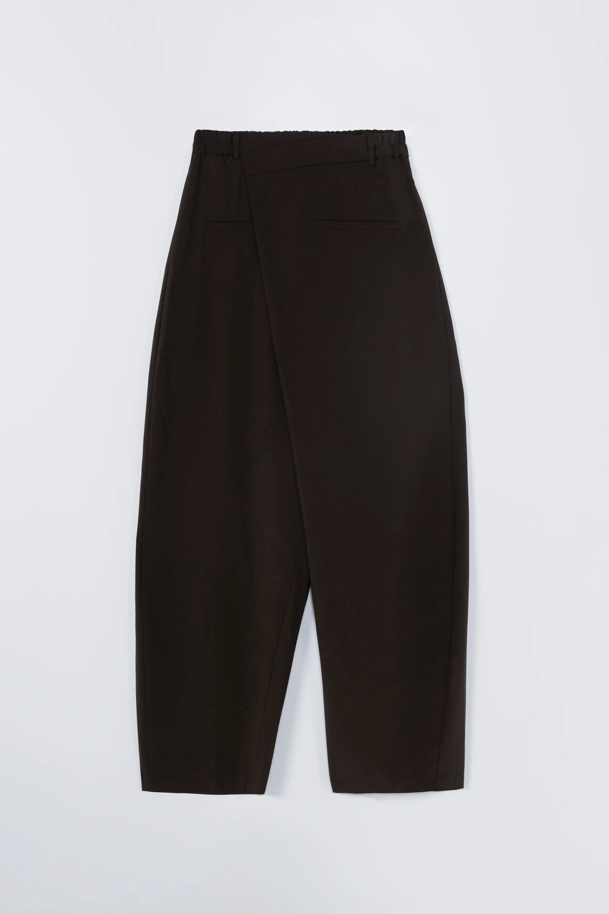 CORDERA Tailoring Crossover Pants | Dark Brown LEO BOUTIQUE