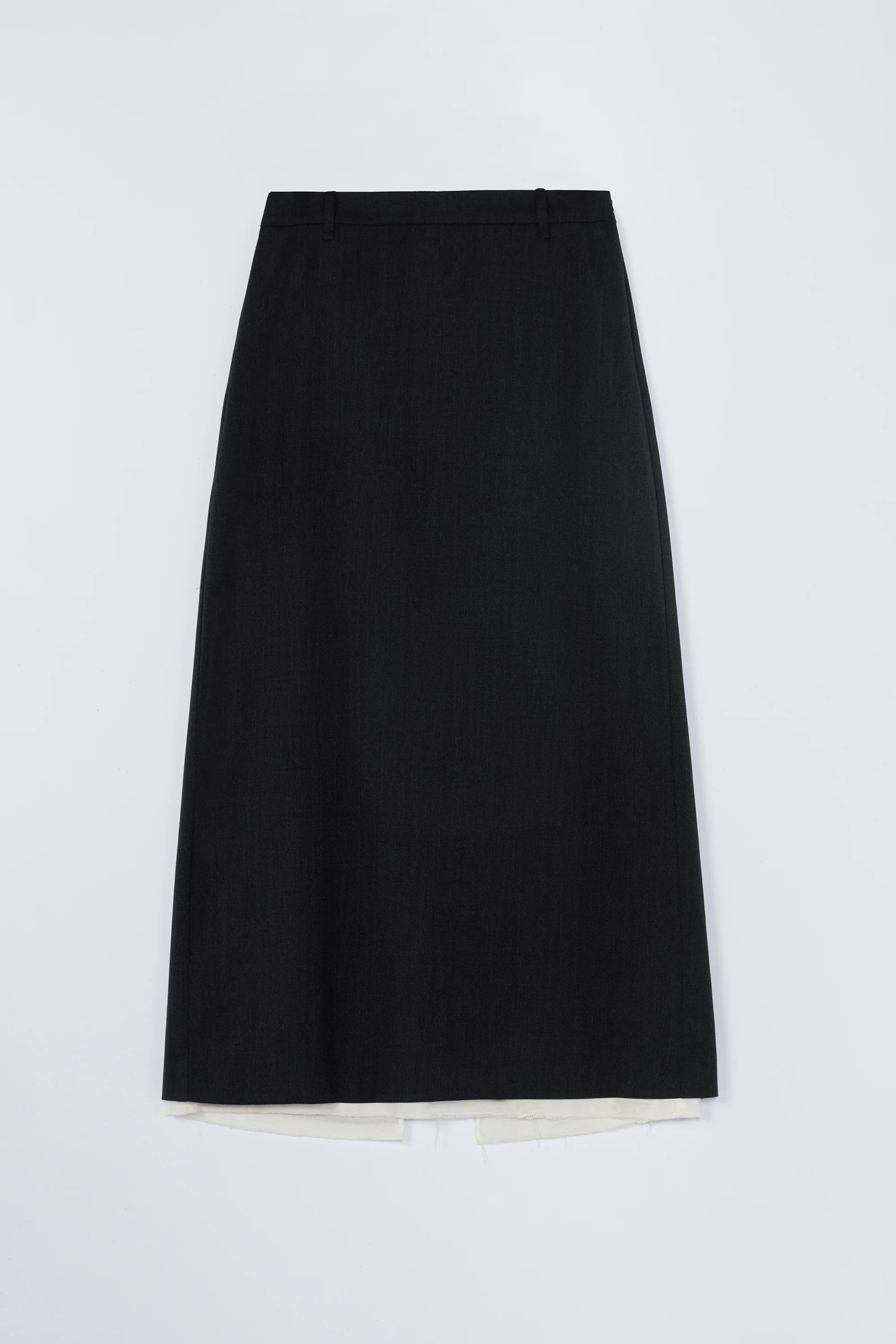 CORDERA Tailoring Long Skirt | Anthracite LEO BOUTIQUE