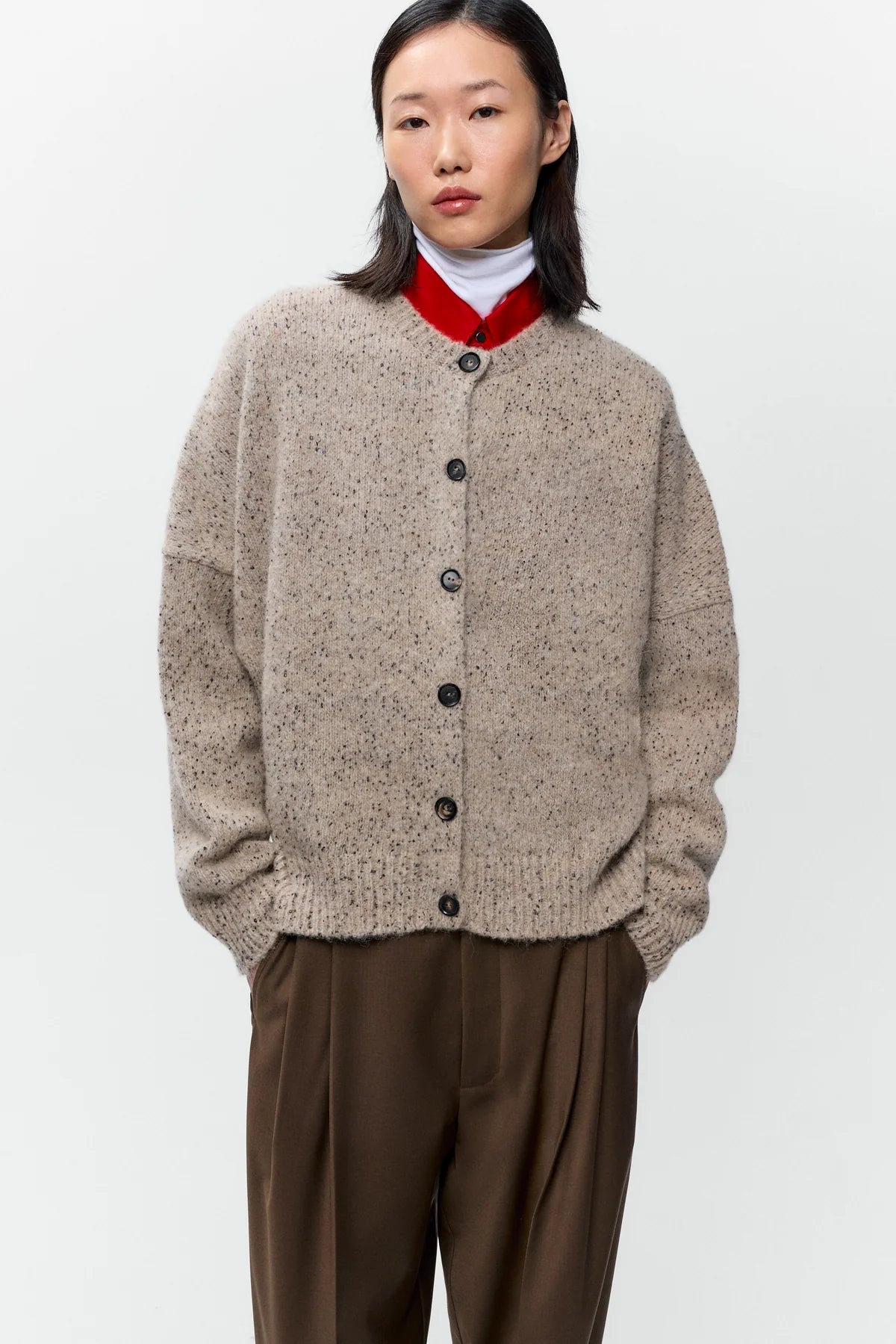 LEO BOUTIQUE Speckled Cardigan | Piedra CORDERA 