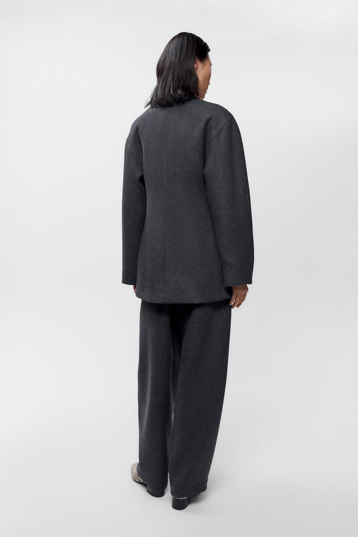 LEO BOUTIQUE Wool Overshirt | Anthracite CORDERA