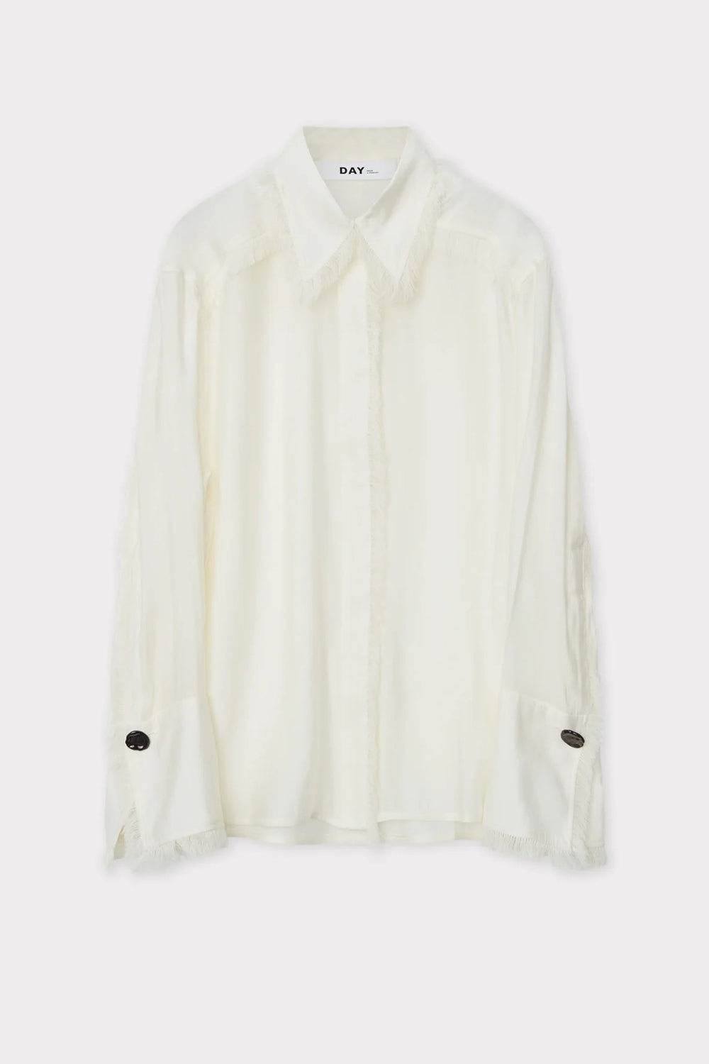 LEO BOUTIQUE Havanna Sheer Fringes Button Up Vanilla Ice DAY BIRGER ET MIKKELSEN