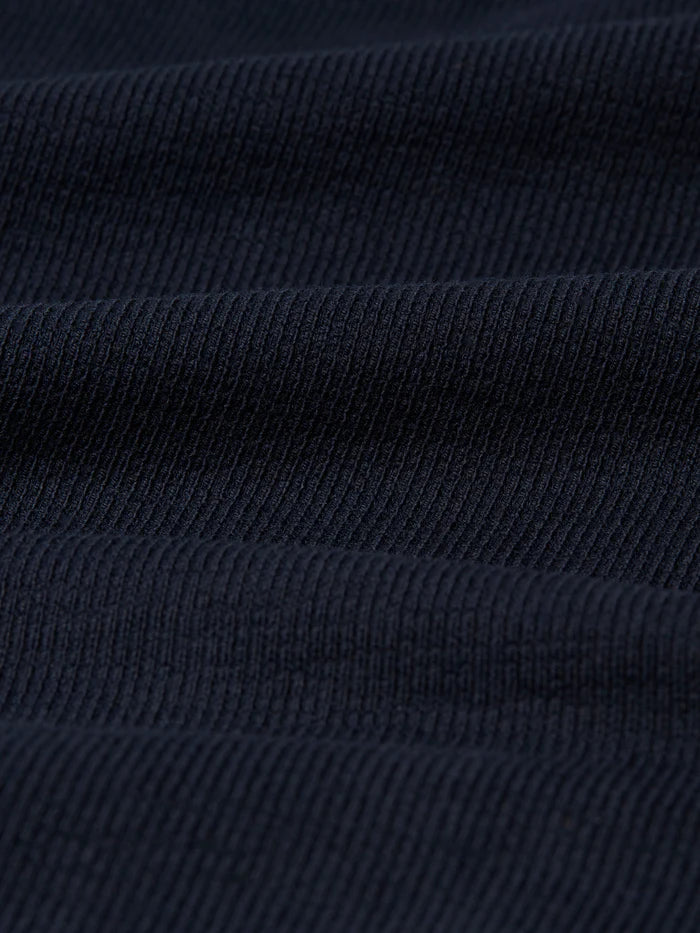 WAX LONDON Dean Tee | Textured Navy LEO BOUTIQUE