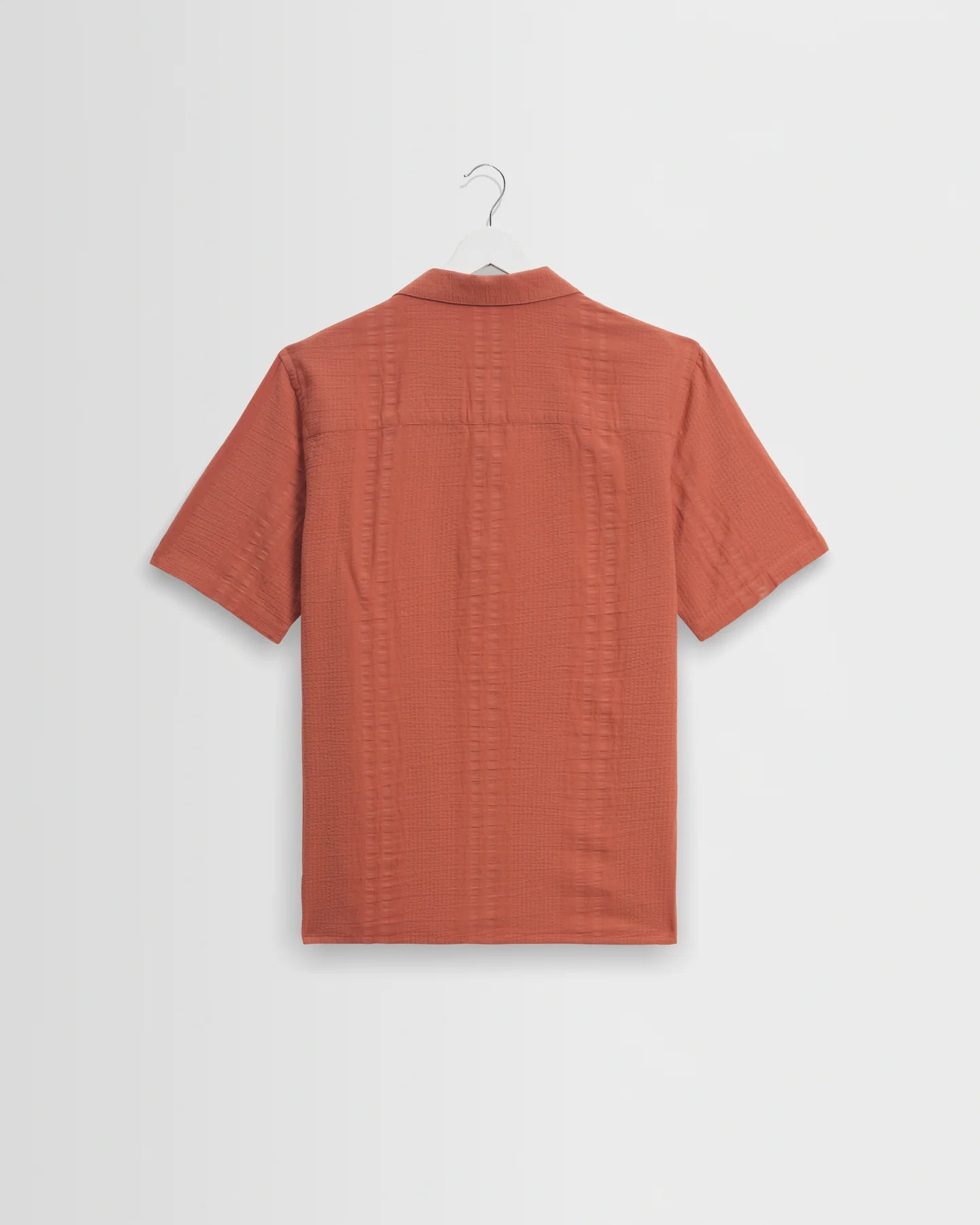 Didcot Double Weave Seersucker | Rust