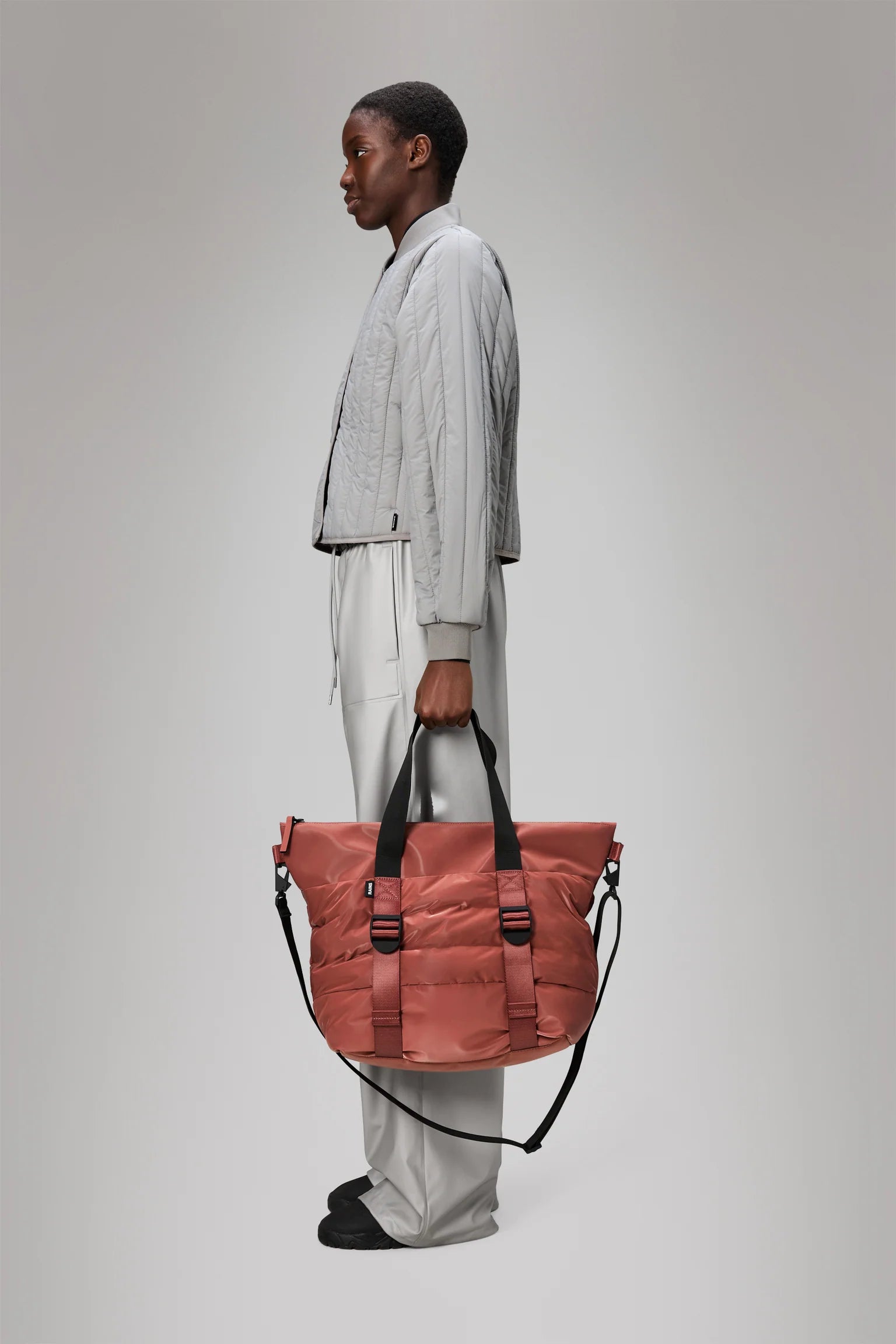 RAINS Puffer Mix Tote Bag Mini | Honor LEO BOUTIQUE