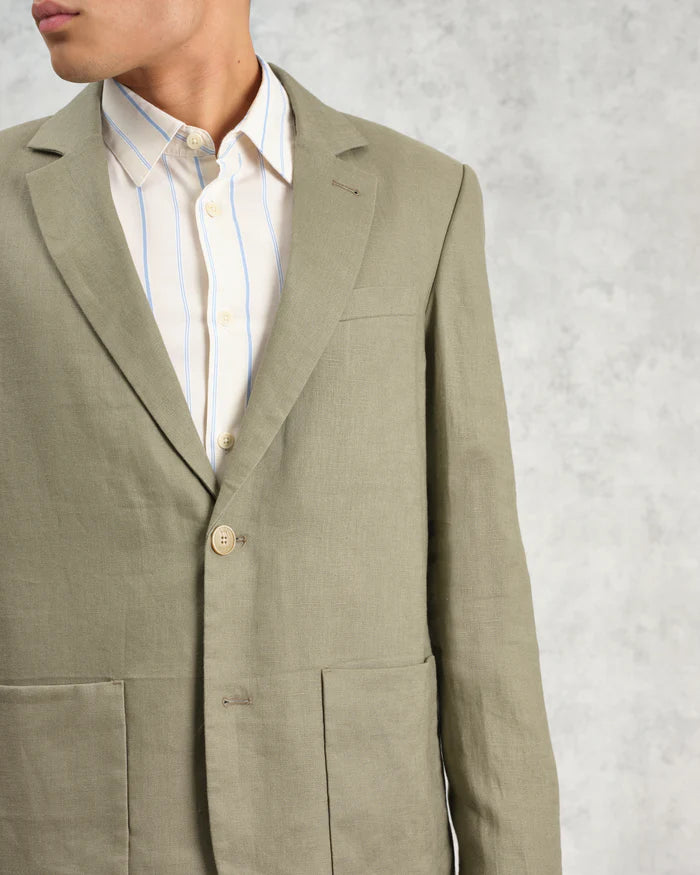 LEO BOUTIQUE Fintry Blazer Khaki WAX LONDON