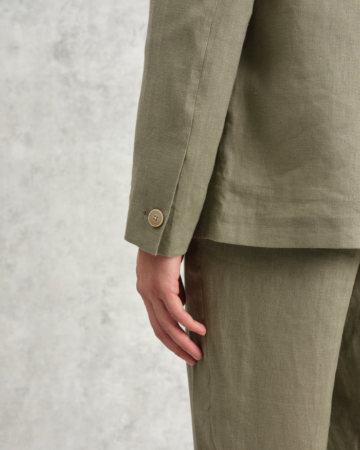 LEO BOUTIQUE Fintry Blazer Khaki WAX LONDON