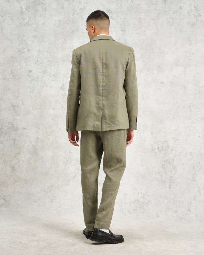 LEO BOUTIQUE Fintry Blazer Khaki WAX LONDON