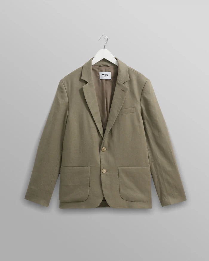 LEO BOUTIQUE Fintry Blazer Khaki WAX LONDON