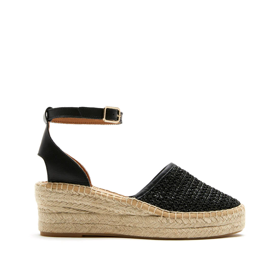 SISTER X SOEUR Fran Sandal | Black LEO BOUTIQUE