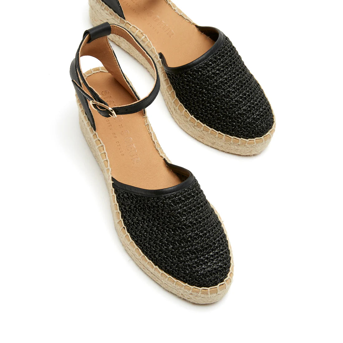 SISTER X SOEUR Fran Sandal | Black LEO BOUTIQUE