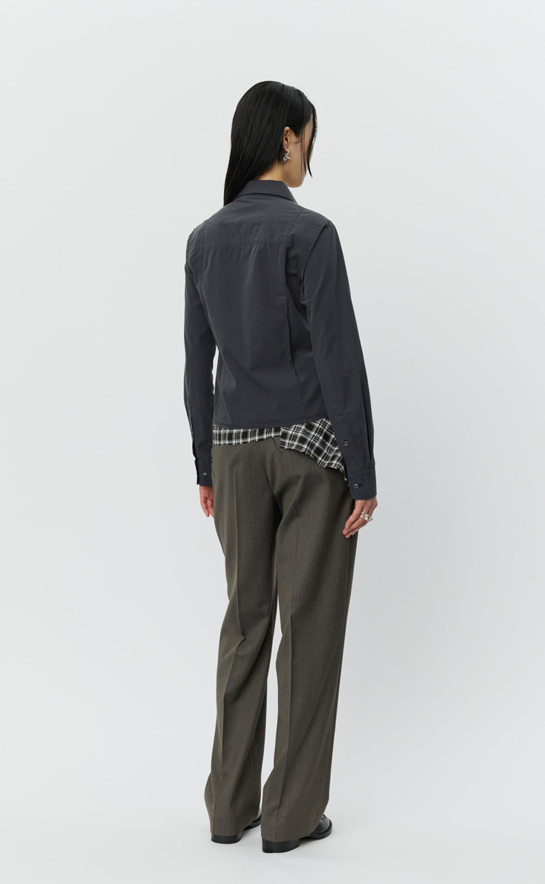 MFPEN Readers Zip Shirt | Washed Graphite LEO BOUTIQUE